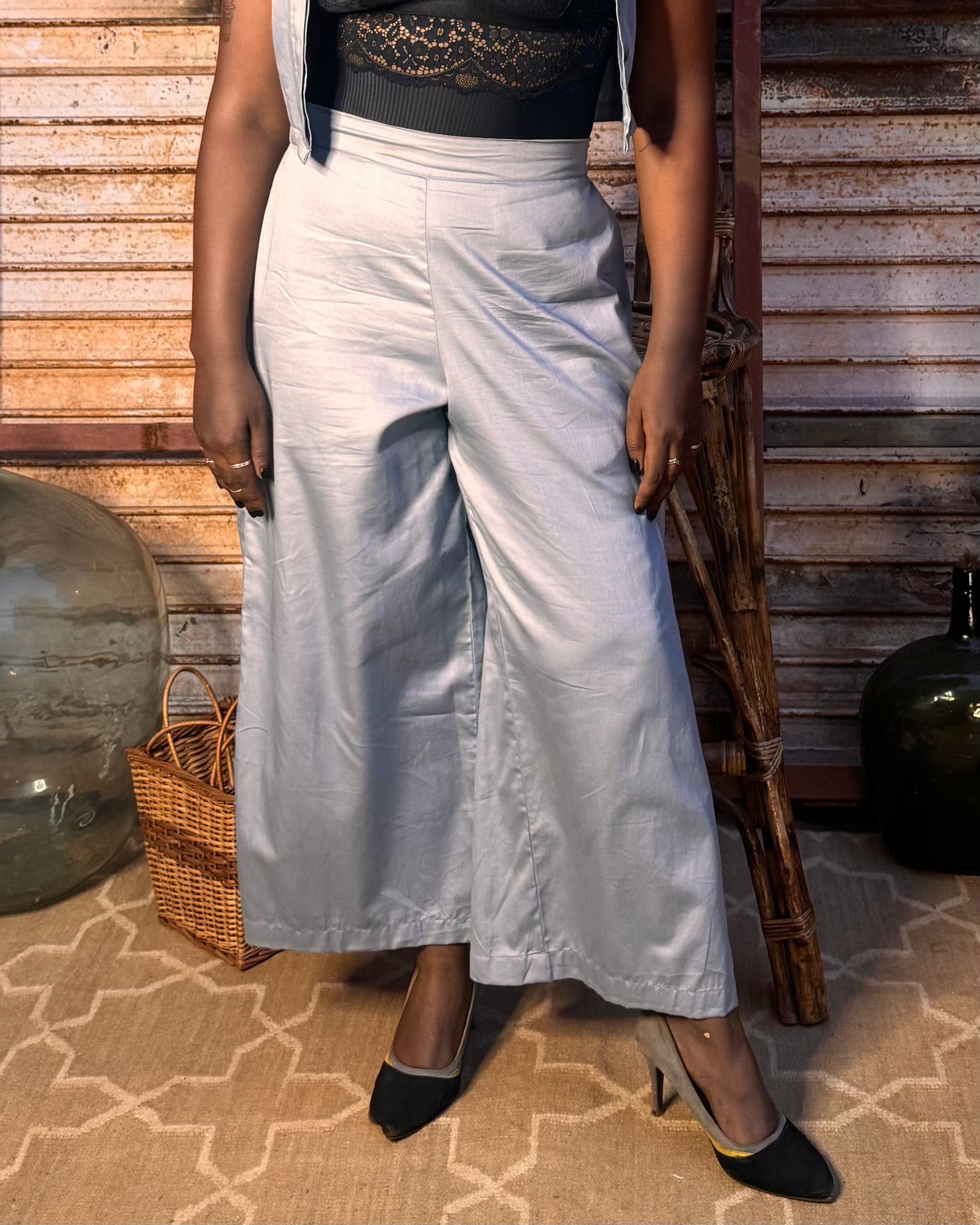 Wide Legged Flair Pants